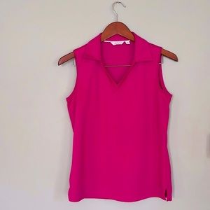 Women’s Lady Hagen sleeveless Golf Shirt.